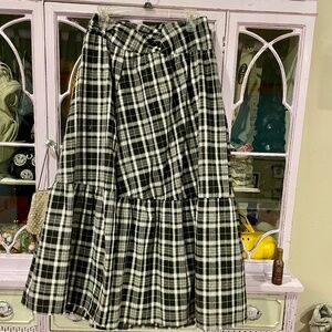 Plaid skirt
